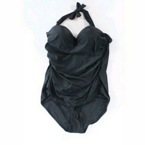 🧜‍♀️NWT 5x cocoship 1pc swim suit. Tummy Control Ruched Very Flattering